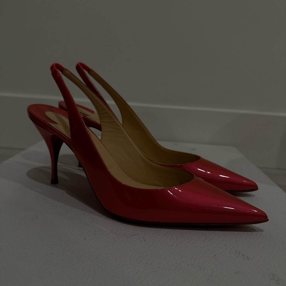 Christian Louboutin slingback heel